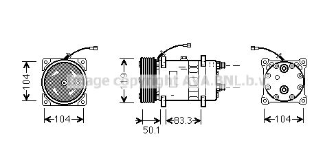 AVA QUALITY COOLING kompresorius, oro kondicionierius UVAK044